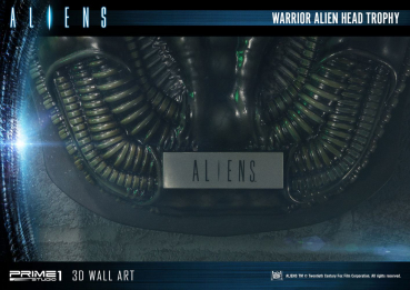 Alien Warrior Head Trophy