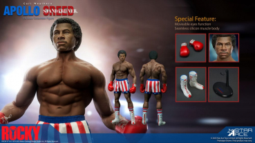 Apollo Creed Actionfigur 1:6, Rocky, 30 cm