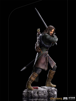 Aragorn Statue Art Scale 1:10 Battle Diorama Series, Der Herr der Ringe, 24 cm