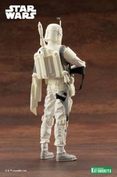 Boba Fett (White Armor) Statue 1/10 ArtFX+, Star Wars, 18 cm