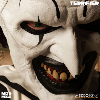 Art the Clown Doll Mega Scale Mezco Designer Series, Terrifier, 38 cm