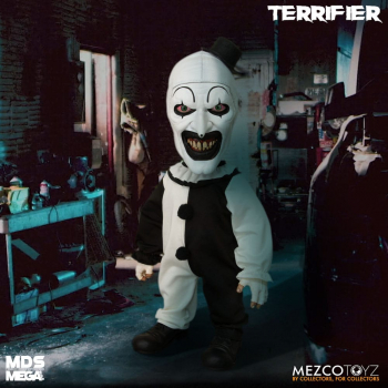 Art the Clown Doll Mega Scale Mezco Designer Series, Terrifier, 38 cm