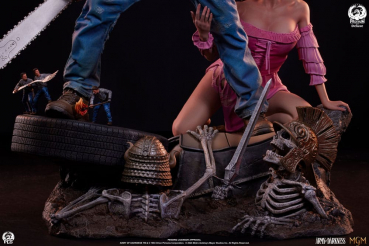 Ash Statue 1/4 Premier Series Deluxe Edition, Army of Darkness, 53 cm