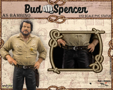 Bud Spencer als Bambino Statue 1:12, Die rechte und die linke Hand des Teufels, 16 cm