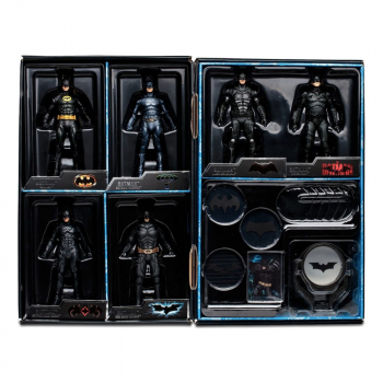 Batman Actionfiguren 6er-Pack The Ultimate Movie Collection, DC Multiverse, 18 cm