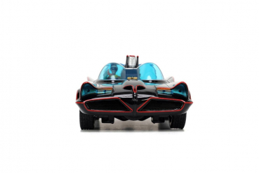 Batmobil DieCast-Modell 1:24 mit Figuren, Batman Classic TV Series