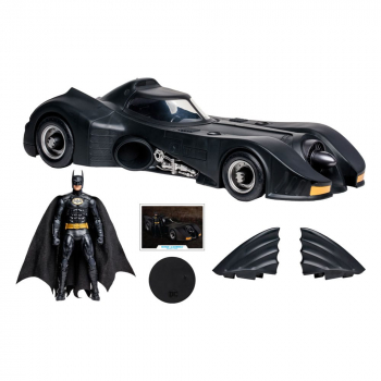 Batmobile (1989) with Batman Action Figure DC Multiverse Gold Label, 56 cm