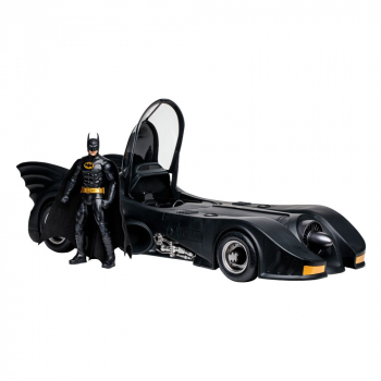 Batmobile (1989) with Batman Action Figure DC Multiverse Gold Label, 56 cm