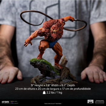 Beast Man Statue Art Scale 1:10 Battle Diorama Series, Masters of the Universe, 23 cm