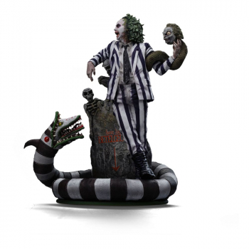 Beetlejuice Statue 1:10 Art Scale Deluxe, 19 cm