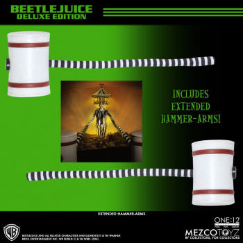 Beetlejuice Action Figure 1/12 Mezco Deluxe Edition, 18 cm