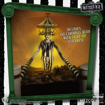 Beetlejuice Action Figure 1/12 Mezco Deluxe Edition, 18 cm