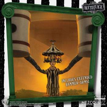 Beetlejuice Action Figure 1/12 Mezco Deluxe Edition, 18 cm