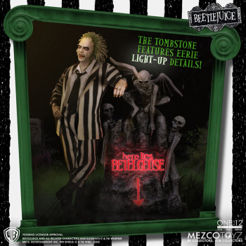 Beetlejuice Action Figure 1/12 Mezco Deluxe Edition, 18 cm