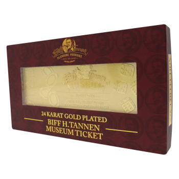 Biff Tannen Museum Ticket (gold plated), Back to the Future Part II