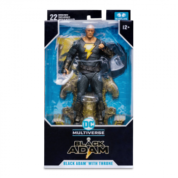 Black Adam with Throne Actionfigur, DC, 18 cm