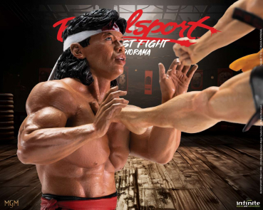 Frank Dux vs. Chong Li Statue 1:10 The Last Fight, Bloodsport, 27 cm