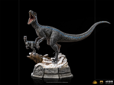 Blue and Beta Statue 1:10 Art Scale Deluxe, Jurassic World: Ein neues Zeitalter, 20 cm