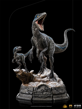 Blue and Beta Statue 1:10 Art Scale Deluxe, Jurassic World: Ein neues Zeitalter, 20 cm