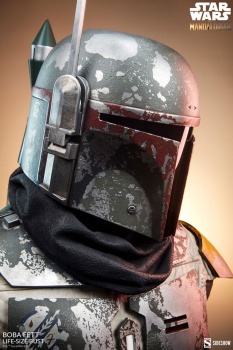 Boba Fett Life-Size Büste Sideshow, Star Wars: The Mandalorian, 81 cm