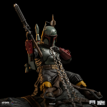 Boba Fett & Rancor Statue 1:20 Demi Art Scale, Star Wars: The Book of Boba Fett, 38 cm