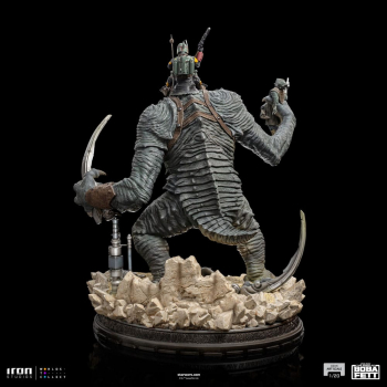 Boba Fett & Rancor Statue 1:20 Demi Art Scale, Star Wars: The Book of Boba Fett, 38 cm