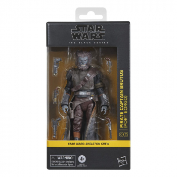 Pirate Captain Brutus (Port Borgo) Actionfigur Black Series BS06, Star Wars: Skeleton Crew, 15 cm