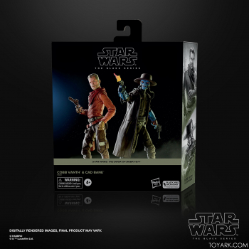 Cobb Vanth & Cad Bane Action Figure 2-Pack Black Series Exclusive, Star Wars: The Book of Boba Fett, 15 cm