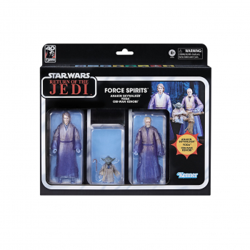 Force Spirits Action Figure 3-Pack Black Series 40th Anniversary Exclusive, Star Wars: Episode VI, 15 cm