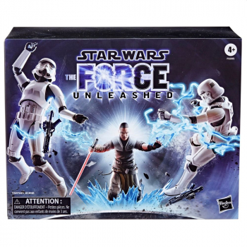 Starkiller & Stormtroopers Actionfiguren-Dreierpack Black Series Exclusive, Star Wars: The Force Unleashed, 15 cm