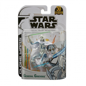 General Grievous Actionfigur Black Series Exclusive, Star Wars: Clone Wars 2D, 15 cm