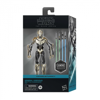 General Grievous (Battle Damaged) Action Figure Black Series Deluxe Exclusive, Star Wars: Battlefront II, 15 cm