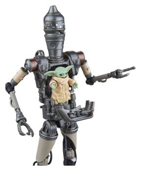 IG-12 & Grogu Action Figure Black Series Deluxe BS41, Star Wars: The Mandalorian, 15 cm