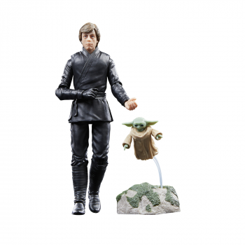 Luke Skywalker & Grogu Actionfigur Black Series Deluxe, Star Wars: The Book of Boba Fett, 15 cm