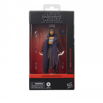 Mae (Assassin) Actionfigur Black Series BS06, Star Wars: The Acolyte, 15 cm