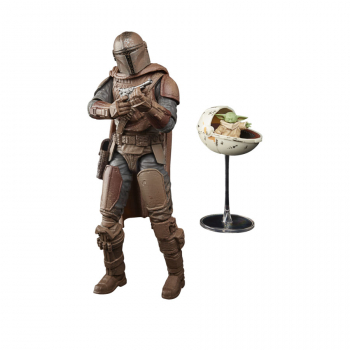 The Mandalorian & Grogu (Arvala-7) Actionfigur Black Series Exclusive, Star Wars: The Mandalorian, 15 cm