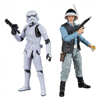 Rebel Trooper & Stormtrooper Actionfiguren Black Series Exclusive, Star Wars: Episode IV, 15 cm