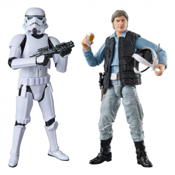 Rebel Trooper & Stormtrooper Actionfiguren Black Series Exclusive, Star Wars: Episode IV, 15 cm