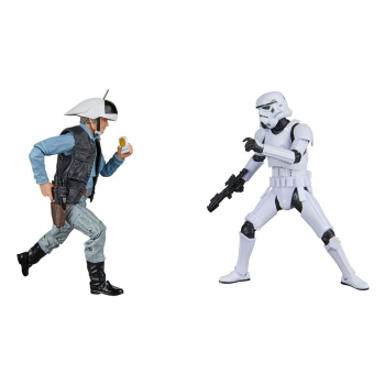 Rebel Trooper & Stormtrooper Action Figures Black Series Exclusive, Star Wars: Episode IV, 15 cm