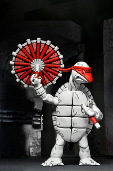 Black and White First Turtles (Mirage Comics) Actionfiguren, Teenage Mutant Ninja Turtles, 18 cm