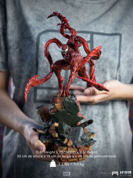 Carnage Statue Art Scale 1:10 Battle Diorama Series, Venom: Let There Be Carnage, 30 cm