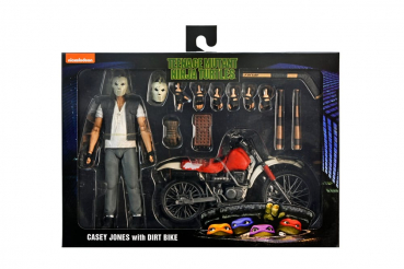 Casey Jones with Dirt Bike Action Figure, Teenage Mutant Ninja Turtles (1990), 18 cm