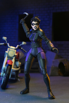 Casey Marie with Motorcycle Action Figure, Teenage Mutant Ninja Turtles: The Last Ronin - Lost Years, 18 cm