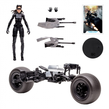 Catwoman & Batpod Actionfigur DC Multiverse, The Dark Knight Rises, 18 cm