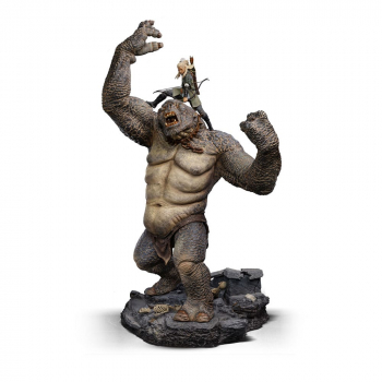 Legolas vs. Cave Troll Statue 1:10 Art Scale Deluxe, Der Herr der Ringe, 72 cm