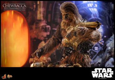 Chewbacca & Disassembled C-3PO Actionfigur 1:6 Movie Masterpiece Series, Star Wars: Episode V, 36 cm