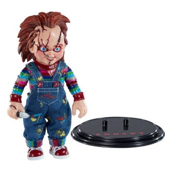 Chucky Biegefigur Bendyfigs, Chucky - Die Mörderpuppe, 15 cm