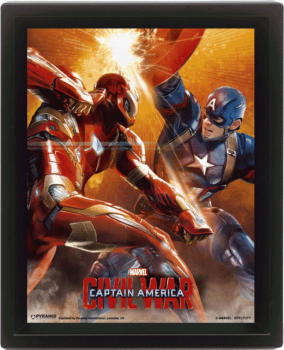 Civil War 3D Poster