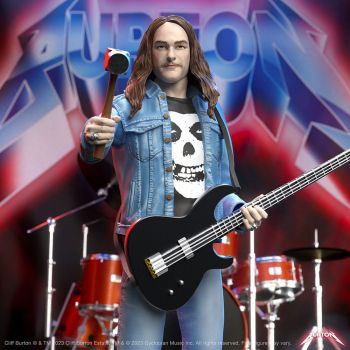 Cliff Burton Actionfigur Ultimates, Metallica, 18 cm