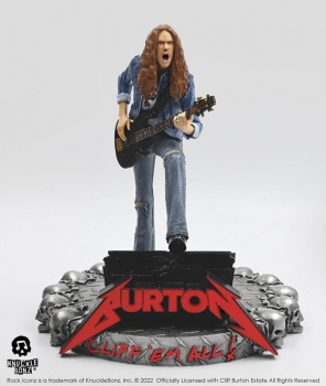 Cliff Burton Statue Cliff 'Em All 1/9 Rock Iconz, Metallica, 22 cm